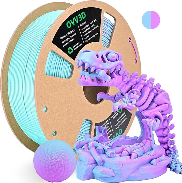 OVV3D PLA Matte Sky Blue and Purple