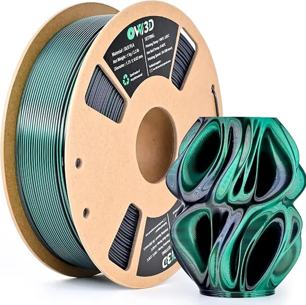 OVV3D PLA Silk Black Green