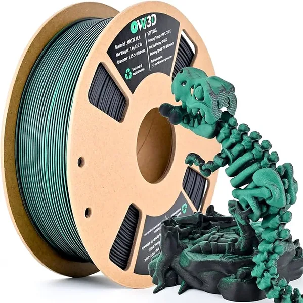OVV3D PLA Matte Black Green