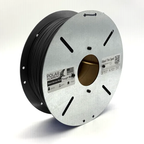 Polar Filament Steel Series PLA - Random Color 1kg, metal (steel) spool (made to order, estimated 1 week turnaround)