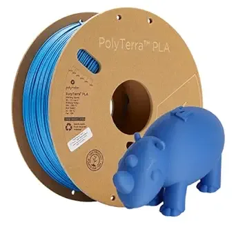 Polymaker Polymaker Matte PLA Filament Sapphire Blue 1kg 3D Printing Filament, PolyTerra 3D Printer Filament