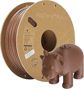 Polymaker Polymaker Matte PLA Filament Earth Brown 1kg 3D Printing Filament, PolyTerra 3D Printer PLA Filament