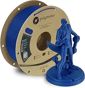 Polymaker Polymaker PLA PRO Filament 1kg, Tough & High Rigidity Blue 3D Printing Filament, PolyLite PLA PRO High Speed, Print with Most 3D Printers