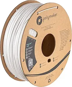 Polymaker Polymaker ASA Filament White, 1kg ASA 3D Printing Filament, Heat & Weather Resistant - ASA 3D Printer Filament Perfect for Printing Outdoor Functional Parts