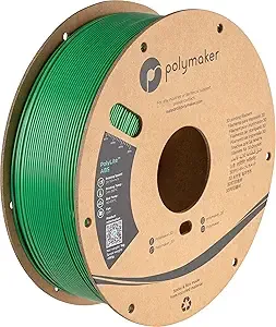 Polymaker Polymaker ABS Filament Green, 3D Printer Filament Heat Resistant 1kg - PolyLite ABS 3D Printing Filament, Strong & Durable, Dimensional Accuracy +/-