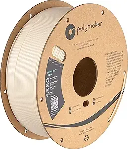 Polymaker Polymaker ASA Filament Natural, 1kg ASA 3D Printing Filament, Heat & Weather Resistant - ASA 3D Printer Filament Perfect for Printing Outdoor Functional Parts