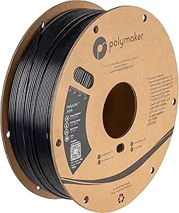 Polymaker Polymaker ASA Filament Black, 1kg ASA 3D Printing Filament, Heat & Weather Resistant - ASA 3D Printer Filament Perfect for Printing Outdoor Functional Parts