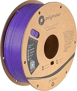 Polymaker Polymaker ASA Filament Purple, 1kg ASA 3D Printing Filament, Heat & Weather Resistant - ASA 3D Printer Filament Perfect for Printing Outdoor Functional Parts