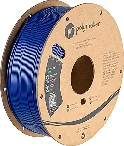 Polymaker Polymaker ABS Filament Blue, 1kg 3D Printing Filament, PolyLite ABS 3D Printer Filament, Heat Resistant, Strong & Durable, Dimensional Accuracy +/-