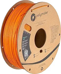Polymaker Polymaker ASA Filament Orange, 1kg ASA 3D Printing Filament, Heat & Weather Resistant - ASA 3D Printer Filament Perfect for Printing Outdoor Functional Parts