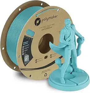 Polymaker Polymaker PLA PRO Filament 1kg, Tough & High Rigidity Polymaker Teal 3D Printing Filament, PolyLite PLA PRO High Speed, Print with Most 3D Printers