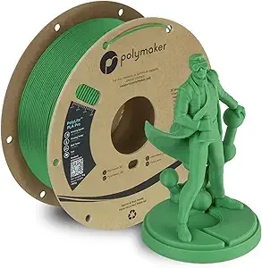 Polymaker Polymaker PLA PRO Filament 1kg, Tough & High Rigidity Green 3D Printing Filament, PolyLite PLA PRO High Speed, Print with Most 3D Printers