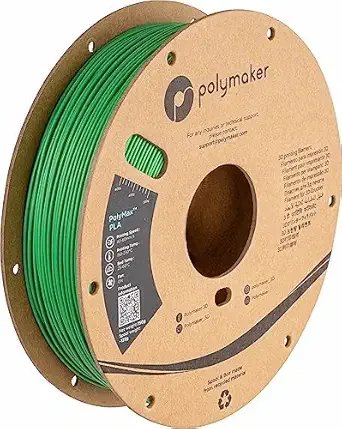 Polymaker Polymaker Polymax Tough PLA 3D Printer Filament 0.75kg Green, PolyMax 3D Printing PLA Filament Green, Tougher Than PLA+ 3D Filament, High Impact Strength for Functional Application