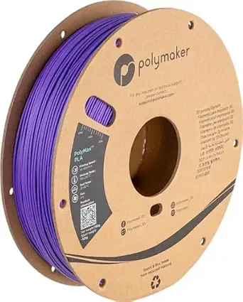 Polymaker Polymaker Polymax Tough PLA 3D Printer Filament 0.75kg Purple, PolyMax 3D Printing PLA Filament Purple, Tougher Than PLA+ 3D Filament, High Impact Strength for Functional Application