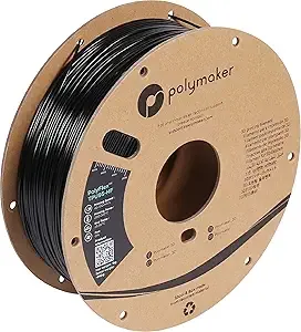 Polymaker Polymaker High Flow TPU Filament Black, Shore 95A Flexible Filament 1.75mm1kg - PolyFlex TPU95-HF 3D Printing TPU Filament Soft Flexible Filament