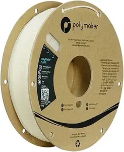 Polymaker Polymaker Nylon Filament 0.75kg Natural CoPA, PolyMide CoPA Warp Free Nylon 3D Printer Filament, Strong & Tough & Heat Resistant