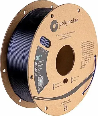 Polymaker Polymaker PolyLite 3D Printer PETG Filament Translucent Blue 1kg, Legacy PETG Formula, Reliable Everyday Filament, Strong Layer Bonding, Compatible with Most 3D Printers