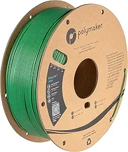Polymaker Polymaker ASA Filament Green, 1kg ASA 3D Printing Filament, Heat & Weather Resistant - ASA 3D Printer Filament Perfect for Printing Outdoor Functional Parts