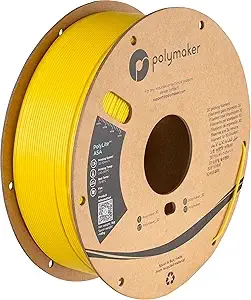 Polymaker Polymaker ASA Filament Yellow, 1kg ASA 3D Printing Filament, Heat & Weather Resistant - ASA 3D Printer Filament Perfect for Printing Outdoor Functional Parts