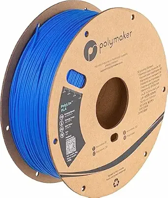 Polymaker Polymaker PLA Filament, Azure Blue 3D Printing PLA Filament 1kg - PolyLite 3D Printer PLA Filament, Dimensional Accuracy +/-, Compatible with Most 3D Printer, Azure Blue