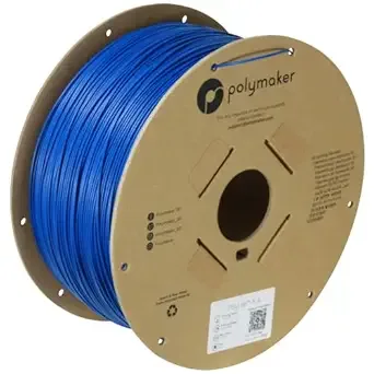 Polymaker Polymaker PLA Filament, Blue 3D Printing PLA Filament 3kg - PolyLite 3D Printer PLA Filament, Dimensional Accuracy +/-, Compatible with Most 3D Printer, Blue