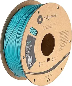 Polymaker Polymaker Glitter ABS Filament, Galaxy Teal 3D Printer Filament Heat Resistant 1kg - Twinkling ABS 3D Printing Filament, Strong & Durable, Dimensional Accuracy +/-