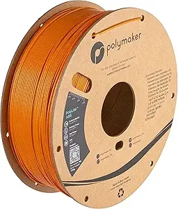 Polymaker Polymaker Glitter ABS Filament, Galaxy Orange 3D Printer Filament Heat Resistant 1kg - Twinkling ABS 3D Printing Filament, Strong & Durable, Dimensional Accuracy +/-