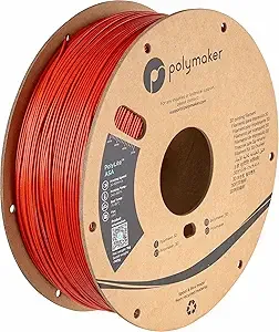 Polymaker Polymaker ASA Filament Galaxy Red, 1kg ASA 3D Printing Filament, Heat & Weather Resistant - ASA 3D Printer Filament Perfect for Printing Outdoor Functional Parts