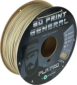 Polymaker Polymaker PLA PRO Filament 1kg, Tough & High Rigidity 3D Print General Flat Dark Earth 3D Printing Filament, PolyLite PLA PRO High Speed, Print with Most 3D Printers