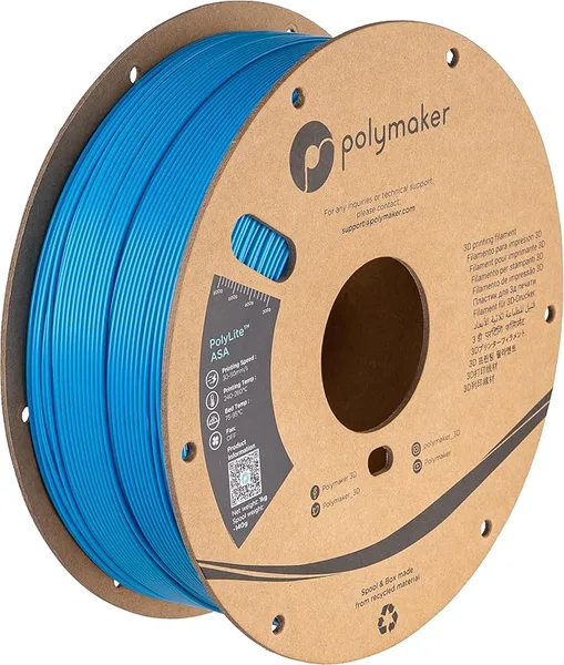 Polymaker Polymaker ASA Filament Pop Blue 1KG, UV & Weather Resistant