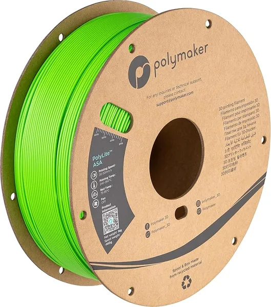 Polymaker Polymaker ASA Filament Pop Green 1KG, UV & Weather Resistant