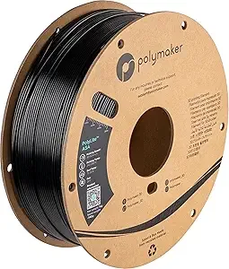 Polymaker Polymaker ASA Filament Jet Black, 1kg ASA 3D Printing Filament, Heat & Weather Resistant - ASA 3D Printer Filament Perfect for Printing Outdoor Functional Parts