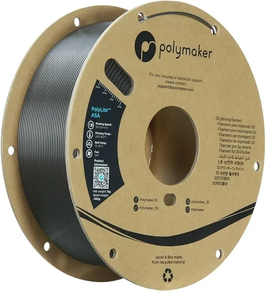 Polymaker Polymaker ASA Filament Dark Gray Green 1KG, UV & Weather Resistant