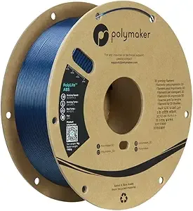 Polymaker Polymaker ABS Filament Metallic Blue, 1kg 3D Printing Filament, PolyLite ABS 3D Printer Filament, Heat Resistant, Strong & Durable, Dimensional Accuracy +/-