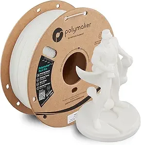 Polymaker Polymaker PLA Pro 3D Printing Filament White 1KG, High-Impact Tough PLA, Fast Printing up to/s, High Speed New Formula, Easy to Print on Most FDM Printers, No Enclosure Required