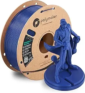 Polymaker Polymaker PLA Pro 3D Printing Filament Blue 1KG, High-Impact Tough PLA, Fast Printing up to/s, High Speed New Formula, Easy to Print on Most FDM Printers, No Enclosure Required