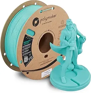 Polymaker Polymaker PLA Pro 3D Printing Filament Polymaker Teal 1KG, High-Impact Tough PLA, Fast Printing up to/s, High Speed New Formula, Easy to Print on Most FDM Printers, No Enclosure Required