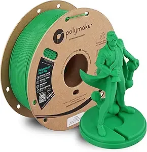 Polymaker Polymaker PLA Pro 3D Printing Filament Green 1KG, High-Impact Tough PLA, Fast Printing up to/s, High Speed New Formula, Easy to Print on Most FDM Printers, No Enclosure Required