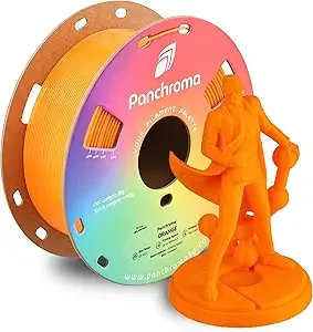 Polymaker Polymaker Panchroma Orange 3D Printing Filament 1kg, Prints Better Than PLA, High Speed Compatible with Most 3D Printers