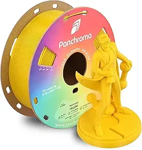 Polymaker Polymaker Panchroma CoPE 3D Printer Filament, Yellow 3D Printing Filament 1kg, Prints Better Than PLA, Enables High Speed Printing, Compatible with Most 3D Printer, Yellow