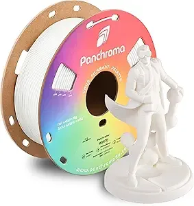 Polymaker Polymaker Panchroma CoPE 3D Printer Filament, White, 1kg, Prints Better Than PLA, Enables High Speed Printing, Compatible with Most 3D Printers