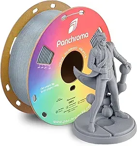 Polymaker Polymaker Panchroma CoPE 3D Printer Filament, Grey 3D Printing Filament 1kg, Prints Better Than PLA, Enables High Speed Printing, Compatible with Most 3D Printer, Grey