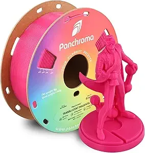 Polymaker Polymaker Panchroma Translucent PLA Filament, Full Spectrum Compatible, Translucent Magenta 3D Printing Filament, 3D Printer PLA Filament, Fit Most FDM 3D Printers, 1kg Spool (2.2lbs)