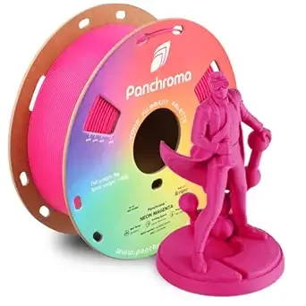 Polymaker Polymaker Panchroma Neon PLA Filament, Neon Magenta 3D Printing Filament, 3D Printer PLA Filament, Fit Most FDM 3D Printers, 1kg Spool (2.2lbs)