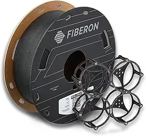 Polymaker Polymaker Fiberon PETG-RCF Filament Black 0.5kg, Recycled Carbon Fiber Reinforced PETG 3D Printing Filament Ideal for Drone and Automotive Products
