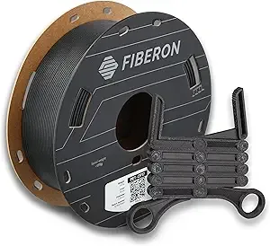 Polymaker Polymaker Fiberon PET-CF17 3D Printing Filament Black 0.5kg, Excellent Stable Stiffness - Fiberon Carbon Fiber Reinforced PET 3D Printer Filament, Ideal for Jigs and Fixtures