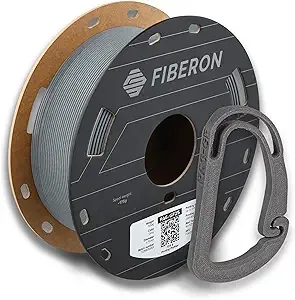 Polymaker Polymaker Fiberon PA6-GF Glass Fiber Nylon Filament Grey 0.5kg, Fiberon PA6-GF Nylon Warp Free 3D Printing Filament