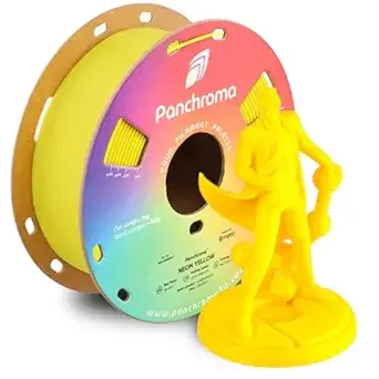 Polymaker Polymaker Panchroma Neon PLA Filament, Neon Yellow 3D Printing Filament, 3D Printer PLA Filament, Fit Most FDM 3D Printers, 1kg Spool (2.2lbs)