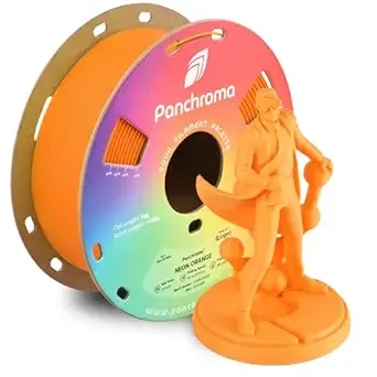 Polymaker Polymaker Panchroma Neon PLA Filament, Neon Orange 3D Printing Filament, 3D Printer PLA Filament, Fit Most FDM 3D Printers, 1kg Spool (2.2lbs)