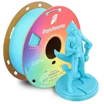 Polymaker Polymaker Panchroma Celestial PLA Filament, Celestial Blue 3D Printing Filament, Shiny Glittering 3D Printer PLA Filament, Fit Most FDM 3D Printers, 1kg Spool (2.2lbs)